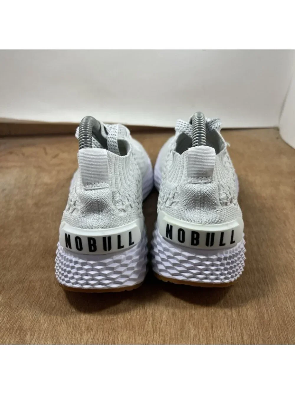 NO BULL Women Size 8 White SuperFabric Trainers Running Shoes